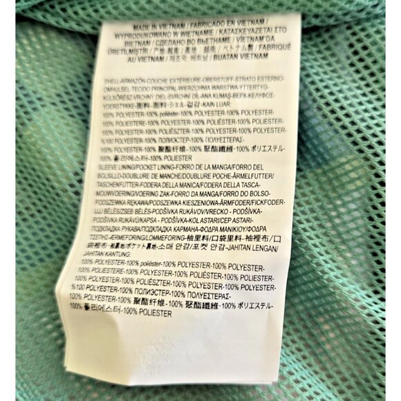 VANS Hooded Windbreaker Unisex Full Zip Pockets Multi Color & Pattern - Picture 10 of 10